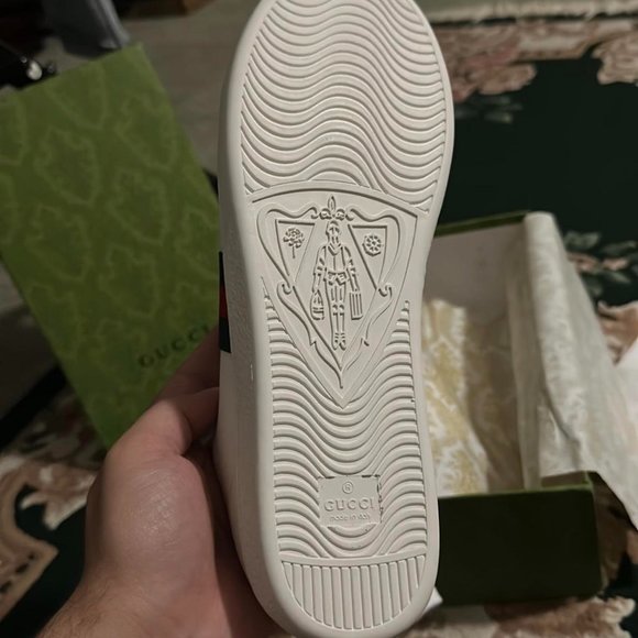 Gucci Men's White Trainers - Picture 5 of 6